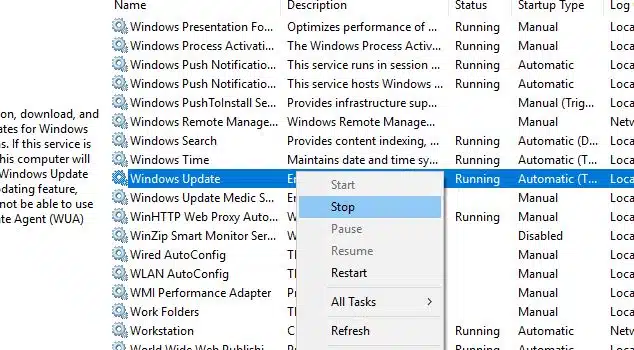 Đã giải quyết:Bản cập nhật Windows không hoạt động hoặc bị kẹt khi tải xuống trên windows 10