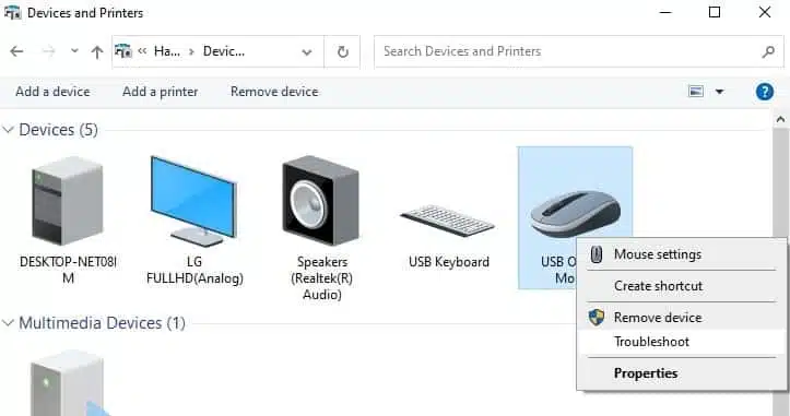 Đã giải quyết:Nút bấm chuột trái không hoạt động trên windows 10