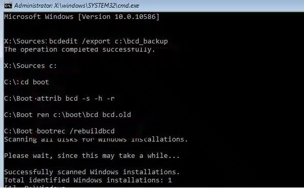 Sửa chữa hoặc xây dựng lại Bản ghi khởi động chính (MBR) trên windows 11 hoặc 10