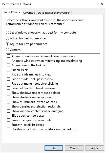 Khắc phục:Trình quản lý cửa sổ màn hình nền hoặc dwm.exe Mức sử dụng CPU cao của Windows 10
