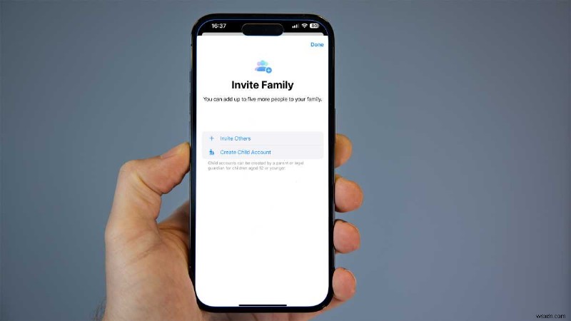 Cách thiết lập Apple Family Sharing trên iPhone