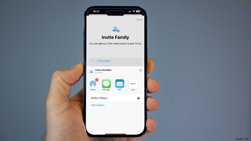 Cách thiết lập Apple Family Sharing trên iPhone