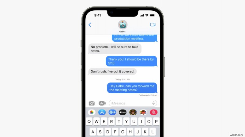 Cách chỉnh sửa và hủy gửi tin nhắn trên iPhone trong iOS 16
