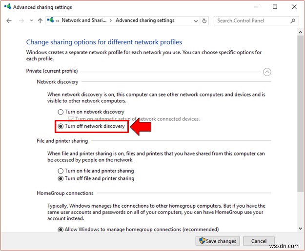 Cách tùy chỉnh Cài đặt chia sẻ mạng của Windows 10