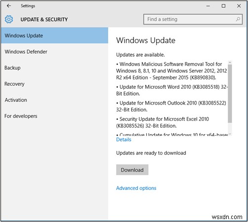 Những điều bạn cần biết về các bản cập nhật Windows trong Windows 10