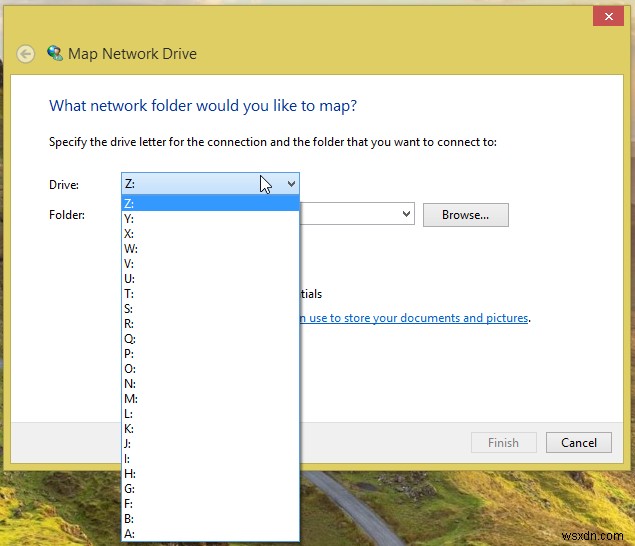 Ánh xạ OneDrive dưới dạng Ổ đĩa mạng trong Windows 8.1