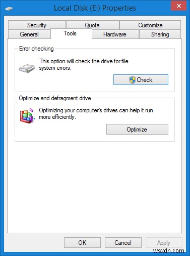 Cách kiểm tra phân vùng ổ cứng bằng Windows Disk Check