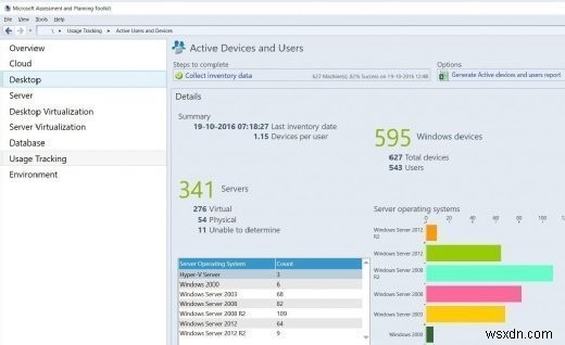 Bộ công cụ Microsoft MAP:Đánh giá toàn diện về di chuyển hệ điều hành, máy chủ và đám mây 