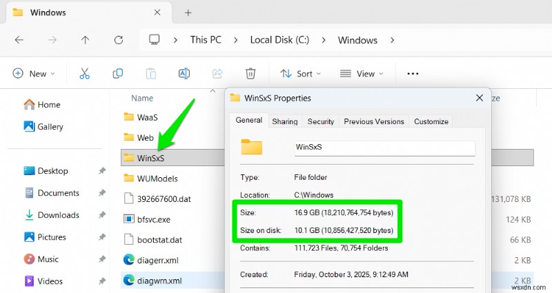 Làm sạch thư mục WinSxS một cách an toàn:Hướng dẫn đầy đủ về bộ nhớ Windows 