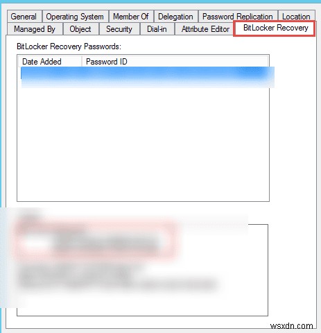 Lưu trữ và quản lý khóa khôi phục BitLocker một cách an toàn trong Active Directory