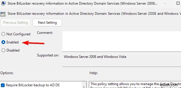 Lưu trữ và quản lý khóa khôi phục BitLocker một cách an toàn trong Active Directory