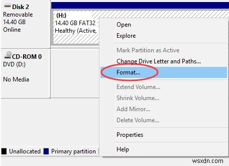 6 bản sửa lỗi đã được chứng minh cho lỗi  Windows Was Unable to Complete the Format  