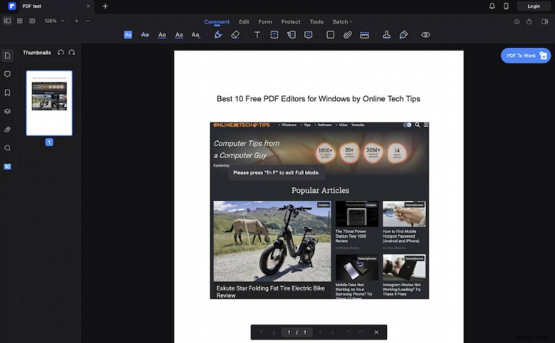 10 trình chỉnh sửa PDF miễn phí hàng đầu cho Windows - Công cụ đáng tin cậy để chỉnh sửa và ký tên 