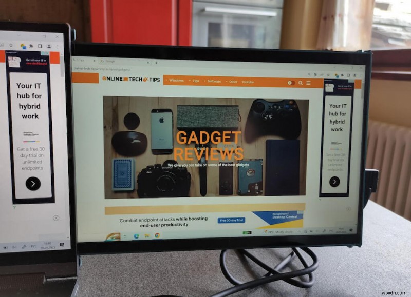 Đánh giá màn hình di động Pixels Duex Max:Tăng năng suất làm việc từ xa 