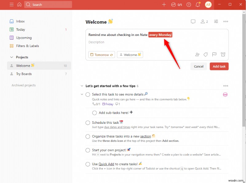 Todoist so với Microsoft To Do:Chọn Trình quản lý tác vụ tốt nhất cho quy trình làm việc của bạn 