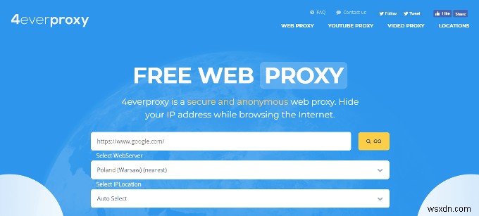 5 máy chủ proxy hàng đầu để duyệt web ẩn danh, an toàn 