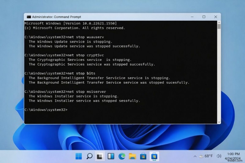 Dễ dàng xóa bộ nhớ đệm cập nhật Windows 11 để cập nhật hệ thống nhanh hơn, đáng tin cậy hơn 