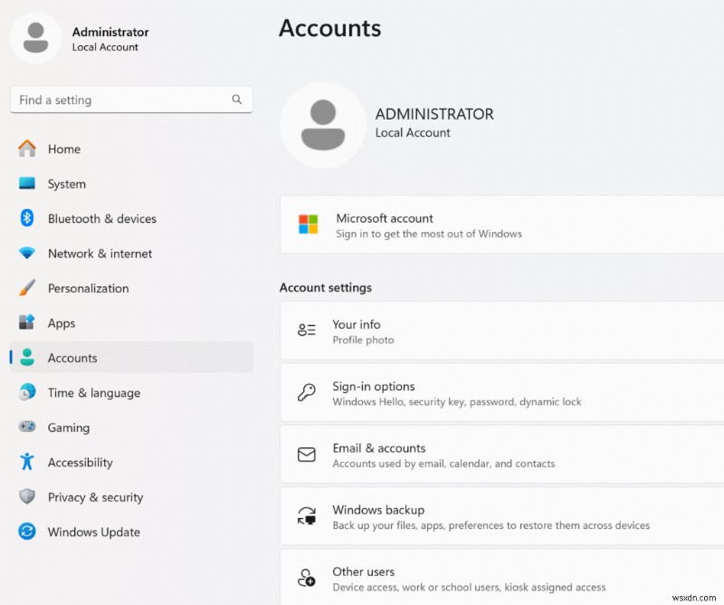 Sửa hồ sơ người dùng bị hỏng trong Windows 11:Hướng dẫn từng bước