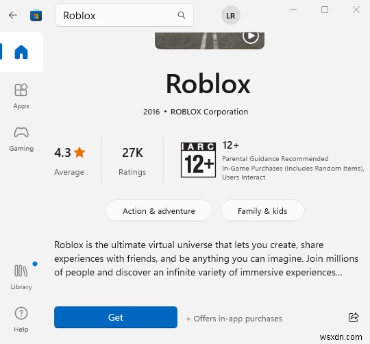 Giải quyết sự cố  Đã xảy ra lỗi không mong muốn  trên Roblox – Khắc phục từng bước 