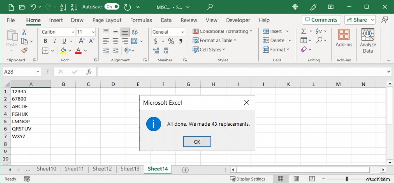 Làm sạch dữ liệu Excel:Xóa các khoảng trắng không mong muốn nhanh chóng và dễ dàng 