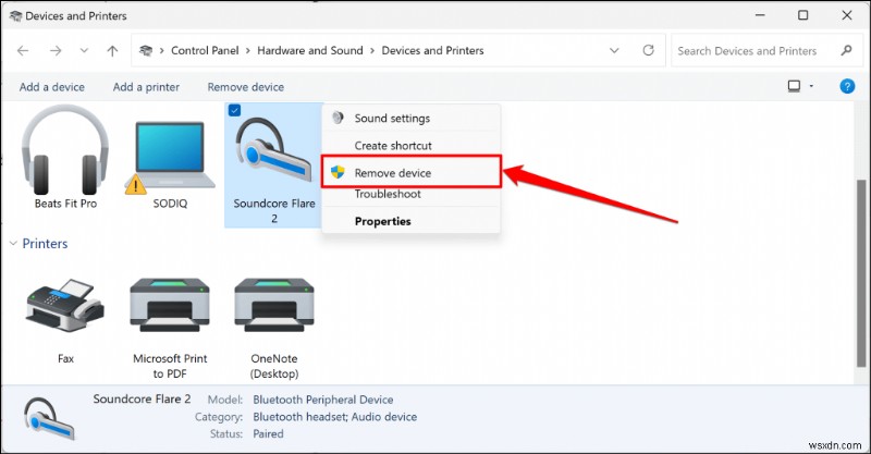 Giải quyết lỗi  Remove Failed  Bluetooth của Windows 11 – Hướng dẫn khắc phục nhanh 
