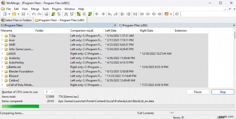 So sánh thư mục nhanh chóng và chính xác trong Windows:Hướng dẫn từng bước 