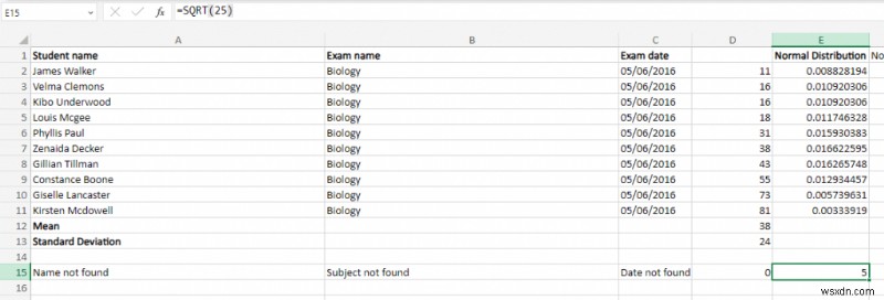 Hàm SQRT của Excel thành thạo:Hướng dẫn từng bước để tính căn bậc hai 