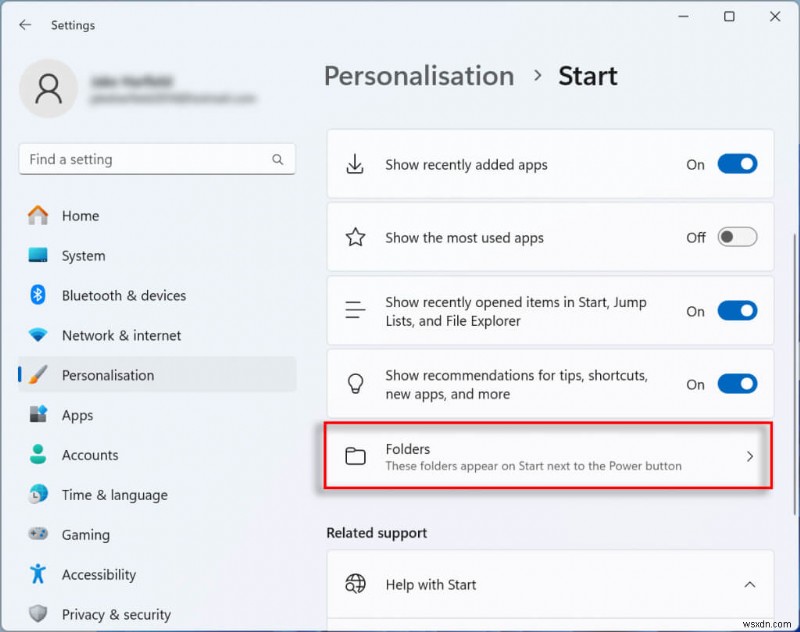 Thêm thư mục hệ thống vào Menu bắt đầu của Windows 11:Hướng dẫn từng bước 