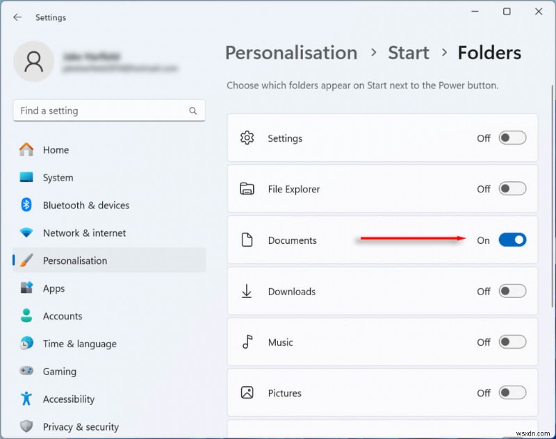 Thêm thư mục hệ thống vào Menu bắt đầu của Windows 11:Hướng dẫn từng bước 