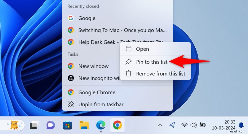 Làm chủ danh sách nhảy Windows 11:Tùy chỉnh mức độ hiển thị của mục 