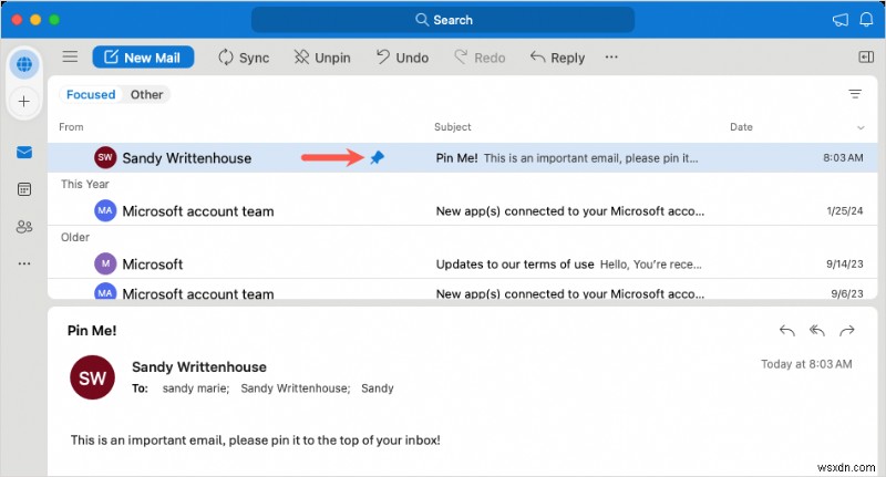 Dễ dàng ghim các email quan trọng trong Outlook:Hướng dẫn từng bước 
