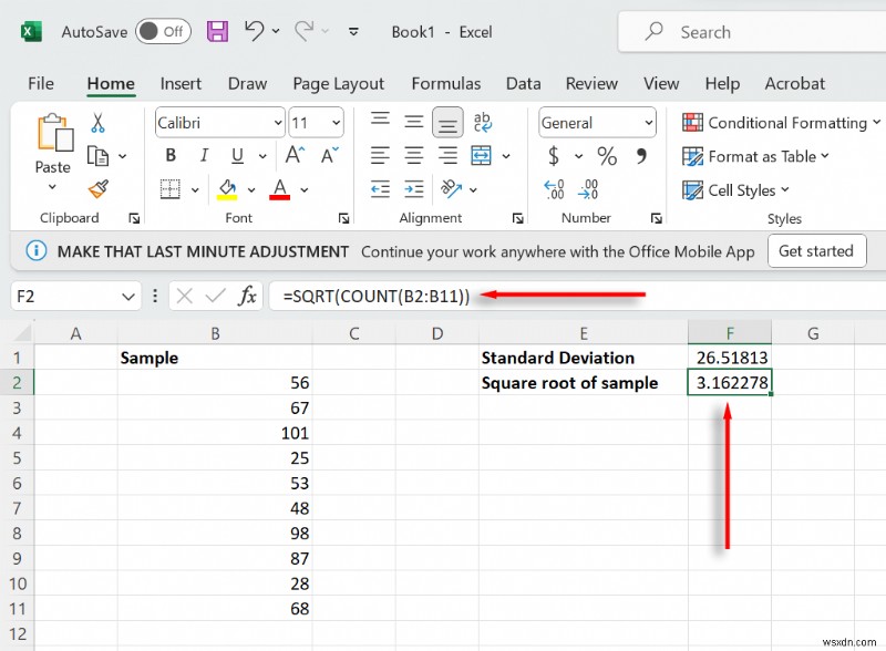 Nắm vững cách tính lỗi tiêu chuẩn trong Excel:Hướng dẫn từng bước 