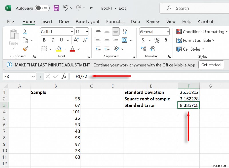 Nắm vững cách tính lỗi tiêu chuẩn trong Excel:Hướng dẫn từng bước 
