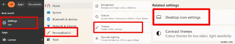 Các bước dễ dàng để thay đổi biểu tượng và thùng rác trên màn hình Windows 