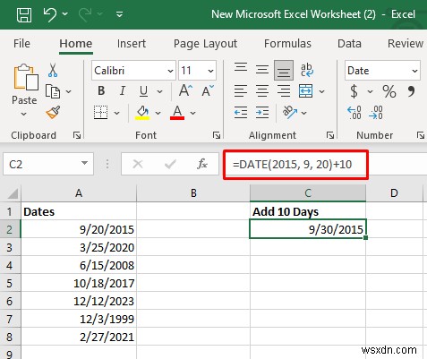 Bậc thầy về cộng và trừ ngày trong Excel:Hướng dẫn từng bước 