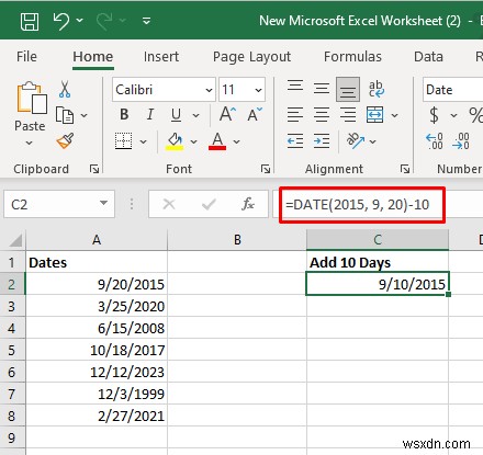 Bậc thầy về cộng và trừ ngày trong Excel:Hướng dẫn từng bước 