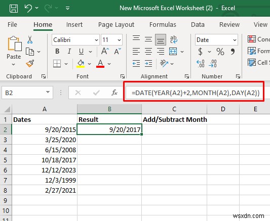 Bậc thầy về cộng và trừ ngày trong Excel:Hướng dẫn từng bước 
