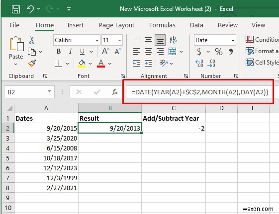 Bậc thầy về cộng và trừ ngày trong Excel:Hướng dẫn từng bước 