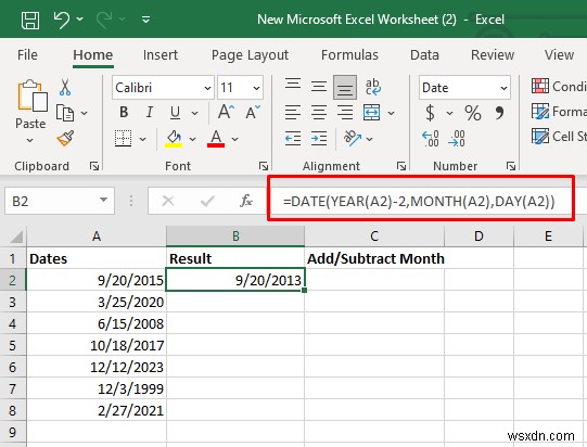 Bậc thầy về cộng và trừ ngày trong Excel:Hướng dẫn từng bước 