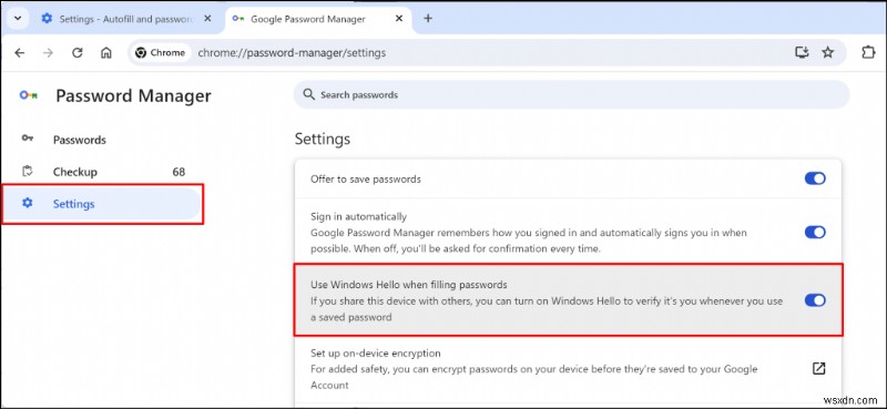 Vô hiệu hóa xác thực Windows Hello trong Chrome để dừng lời nhắc mã PIN lặp đi lặp lại 