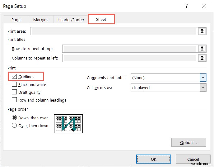 In bảng tính Excel có đường lưới:Hướng dẫn từng bước cho máy tính để bàn và web 