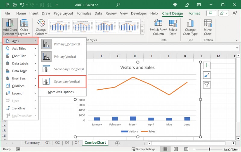 Thêm hoặc xóa trục phụ trong biểu đồ Excel – Hướng dẫn từng bước 