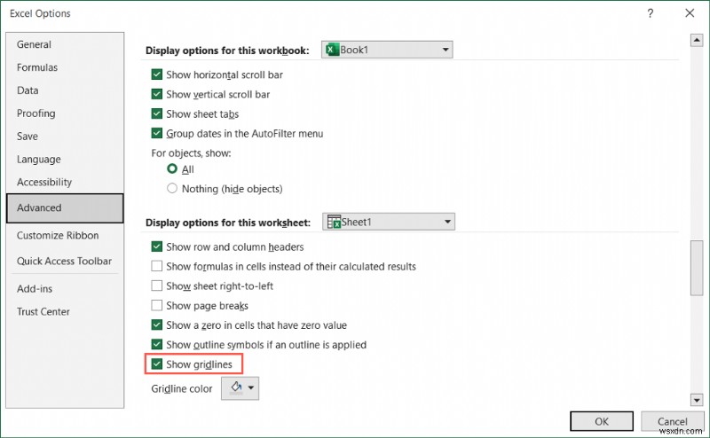 Cách áp dụng đường viền đậm và đường nét nâng cao trong Microsoft Excel 