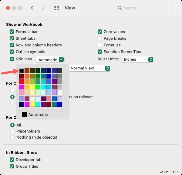Cách áp dụng đường viền đậm và đường nét nâng cao trong Microsoft Excel 