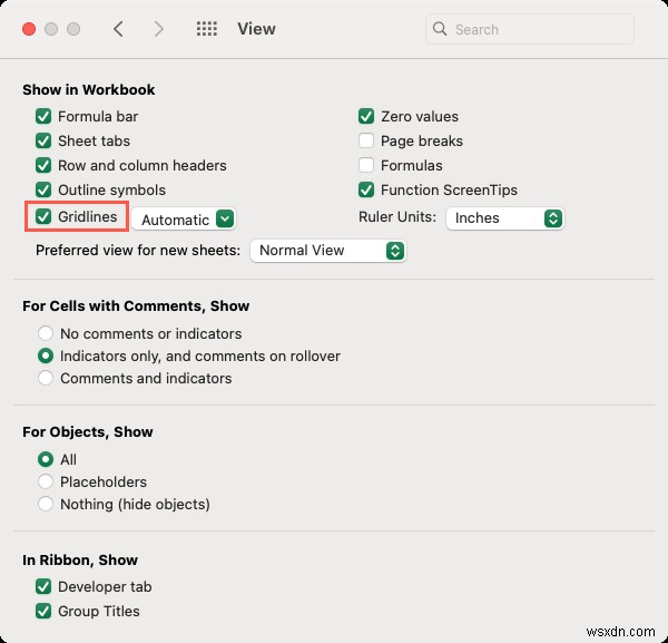 Cách áp dụng đường viền đậm và đường nét nâng cao trong Microsoft Excel 