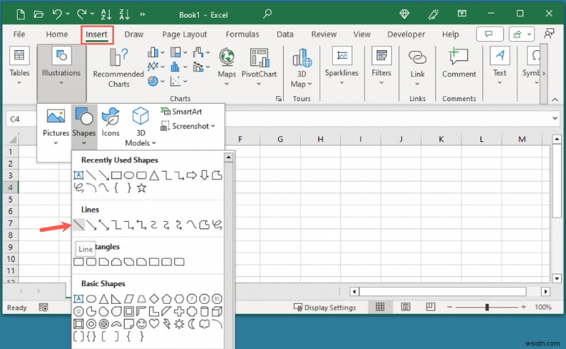 Cách áp dụng đường viền đậm và đường nét nâng cao trong Microsoft Excel 