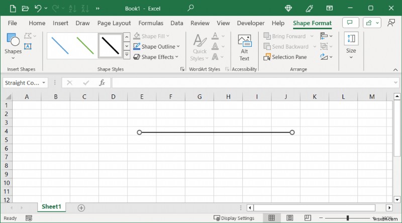Cách áp dụng đường viền đậm và đường nét nâng cao trong Microsoft Excel 
