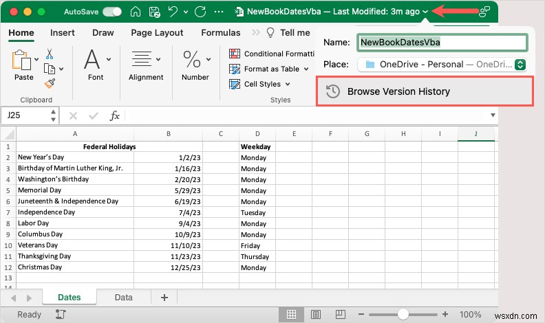 Lịch sử phiên bản Excel chính:Xem và khôi phục các phiên bản sổ làm việc trước đây một cách dễ dàng 