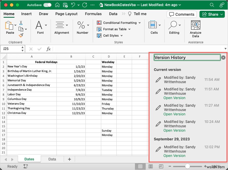 Lịch sử phiên bản Excel chính:Xem và khôi phục các phiên bản sổ làm việc trước đây một cách dễ dàng 