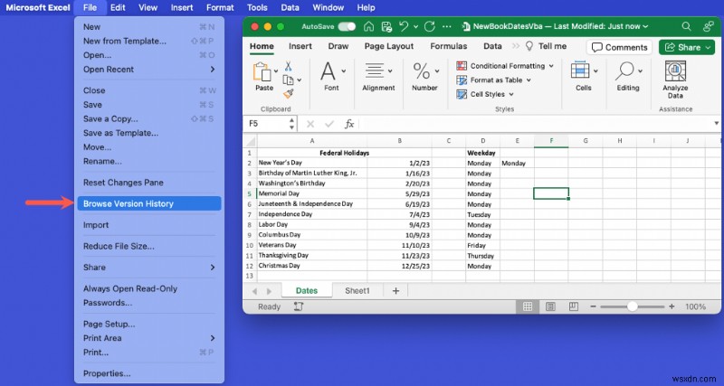 Lịch sử phiên bản Excel chính:Xem và khôi phục các phiên bản sổ làm việc trước đây một cách dễ dàng 